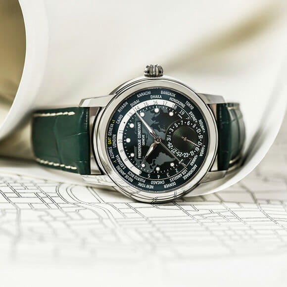 [New]Frederick Constant World Timer Men's Automatic Winding Watch FC ...