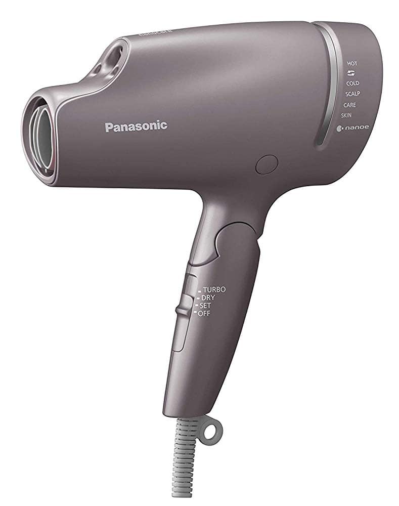 New Panasonic Hair Dryer Nano Care Mauve Silver Eh Cna9a Ms Be Forward Store