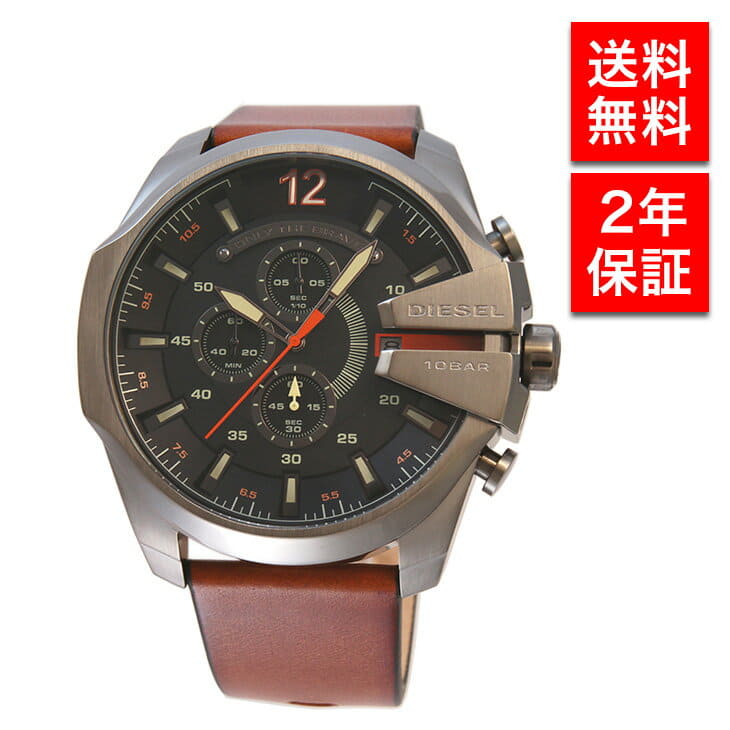 New Diesel DIESEL MEGA CHIEF clock Chronograph DZ4343 mens gentleman BE FORWARD Store
