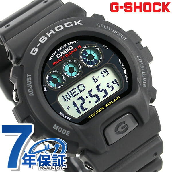 New]now is up to 46 times to +7 time more G-SHOCK Electric wave solar CASIO  GW-6900-1CR 6900 watch Casio G-Shock Black clock - BE FORWARD Store