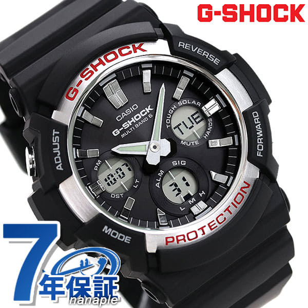 New] G-SHOCK basic Electric wave solar Men's Watch GAW-100-1AER Casio  G-Shock Black - BE FORWARD Store