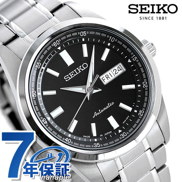 New] SEIKO mechanical Men's Watch SEIKO Mechanical self-winding watch  SARV003 Black - BE FORWARD Store