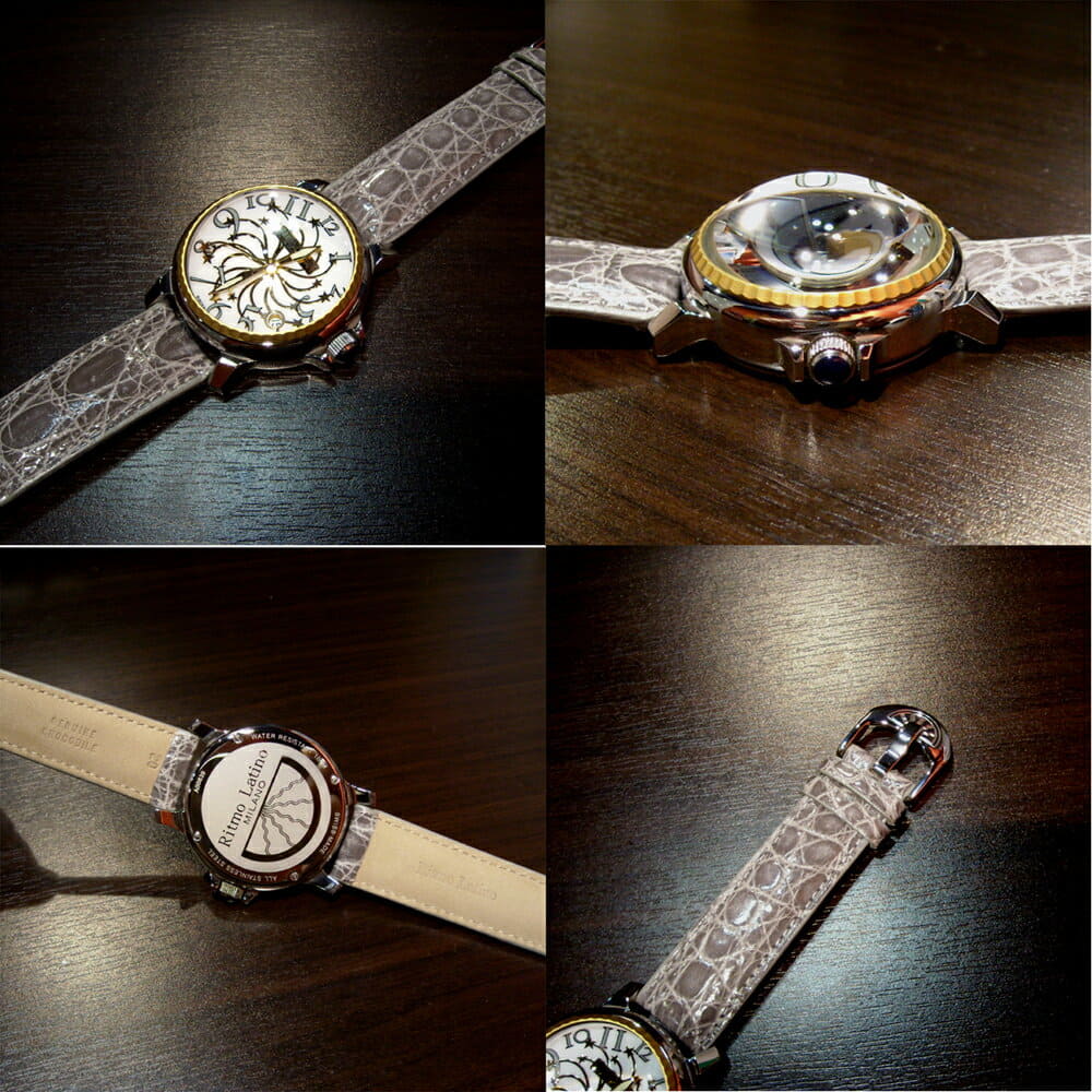 New]Ritmo Latino MILANO STELLA Watch Large Size Gray