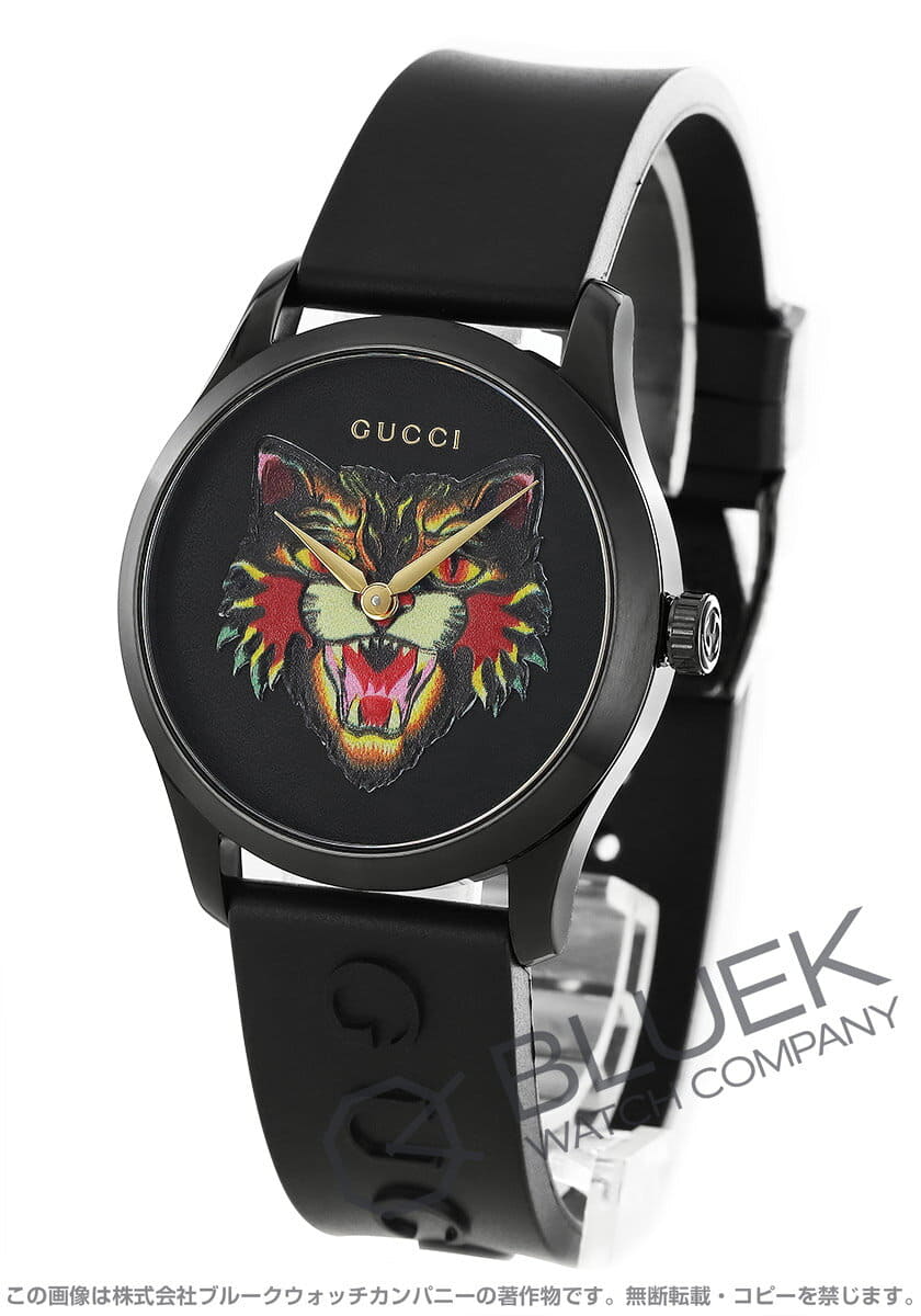 New]Gucci G time reply Ann glee cat watch unisex GUCCI YA1264021A 