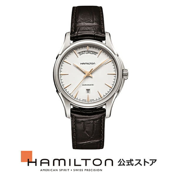 New Hamilton Jazzmaster Day Date Jazz master D date Men s leather Men s Watch belt leather belt watch BE FORWARD Store