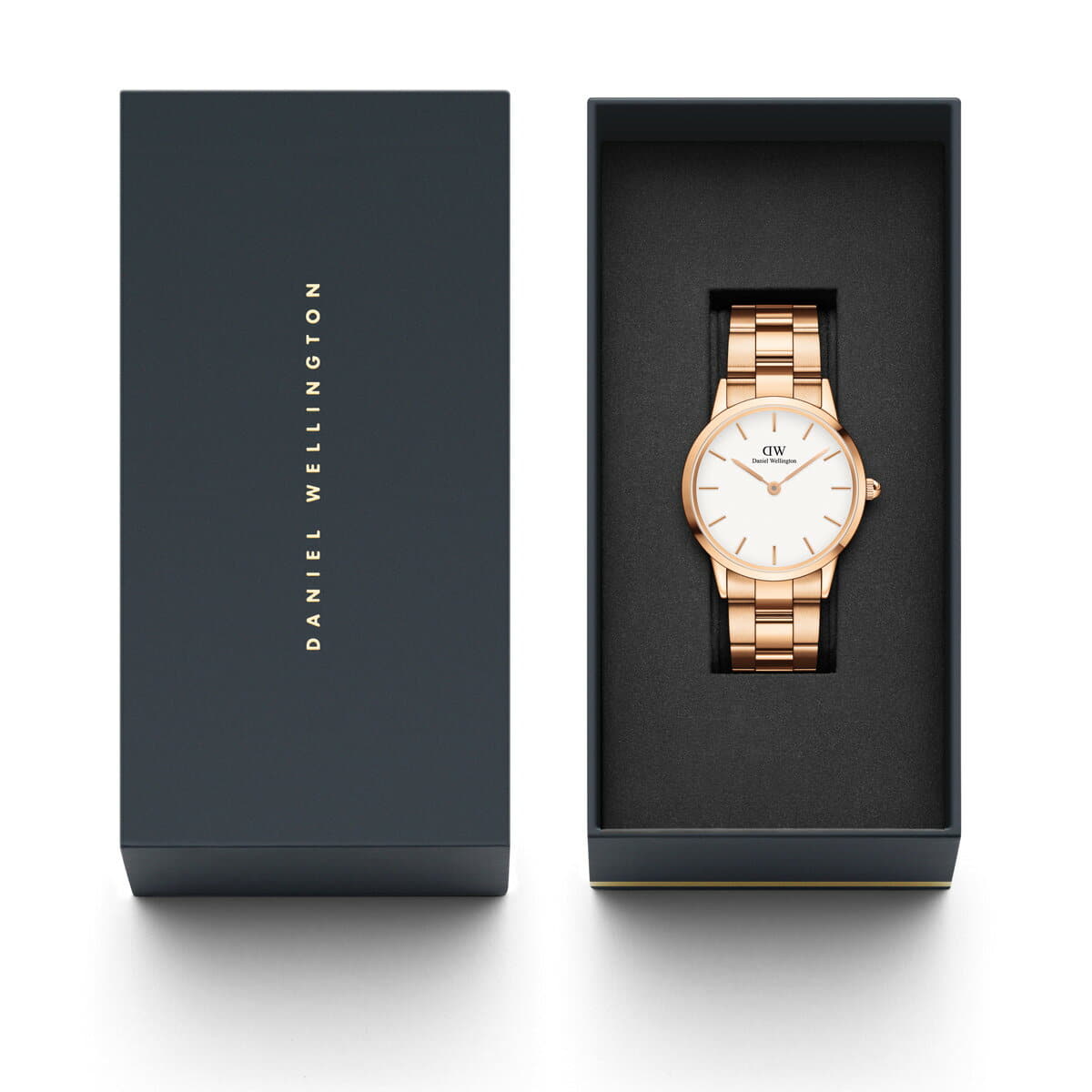 [New]Daniel Wellington Watch Rose Gold/Silver/White DW Iconic Link 36mm ...