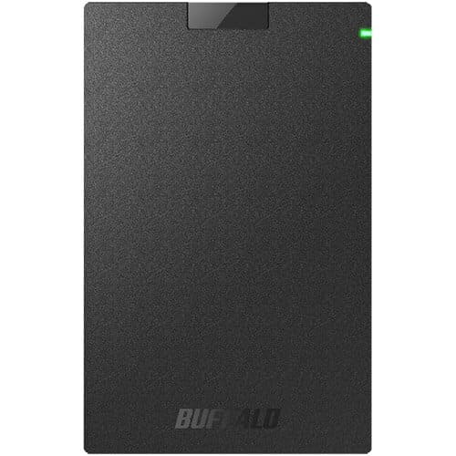 New]Buffalo MiniStation HD-PGAC1U3-BA [USB3.2(Gen1)-adaptive portable HDD - BE FORWARD Store