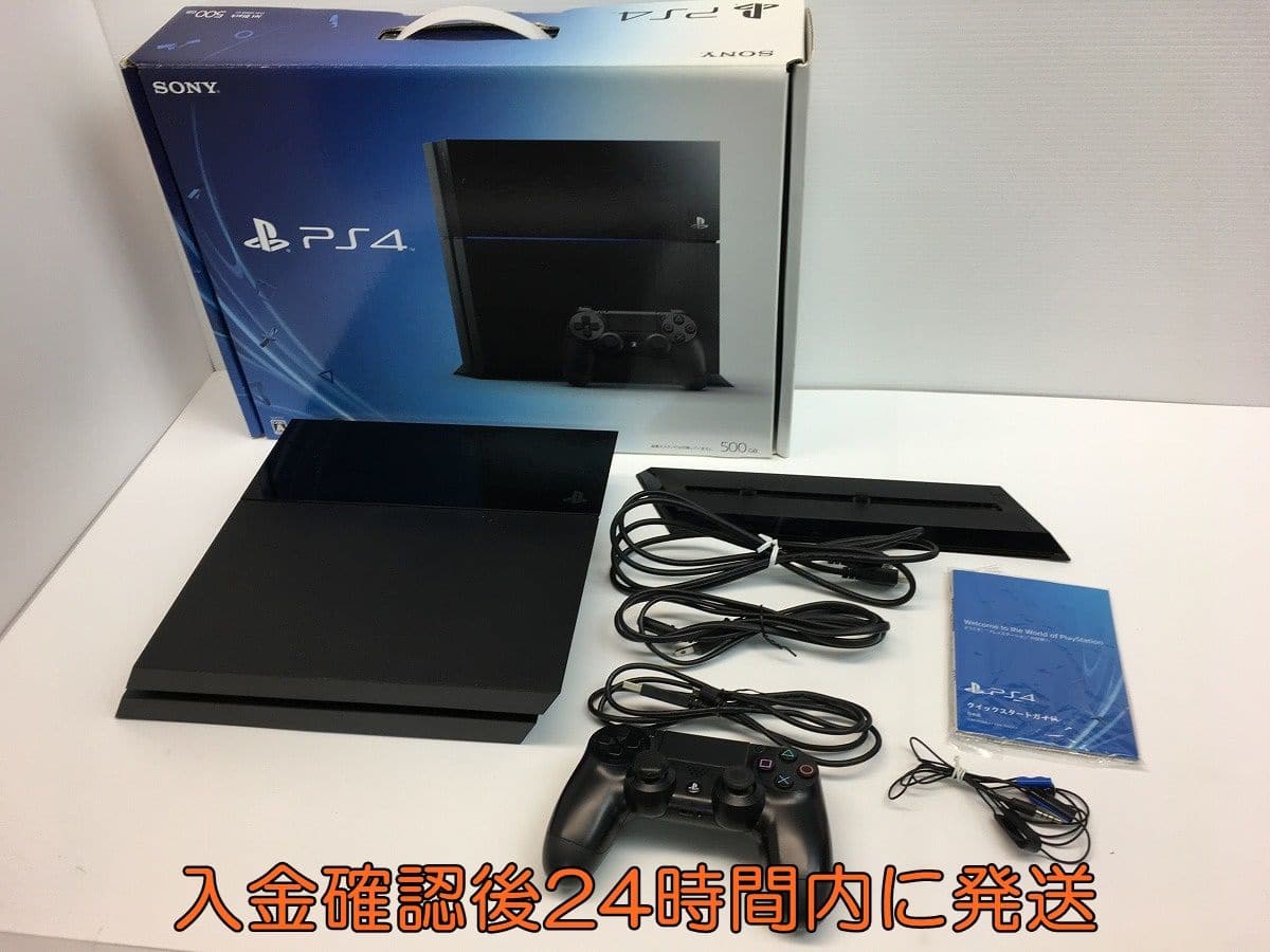 Used]Initialization operation 0 SONY SONY PS4 CUH-1000A B01 500GB Black  Ver7.01 1A0702-3407ms/F4 - BE FORWARD Store