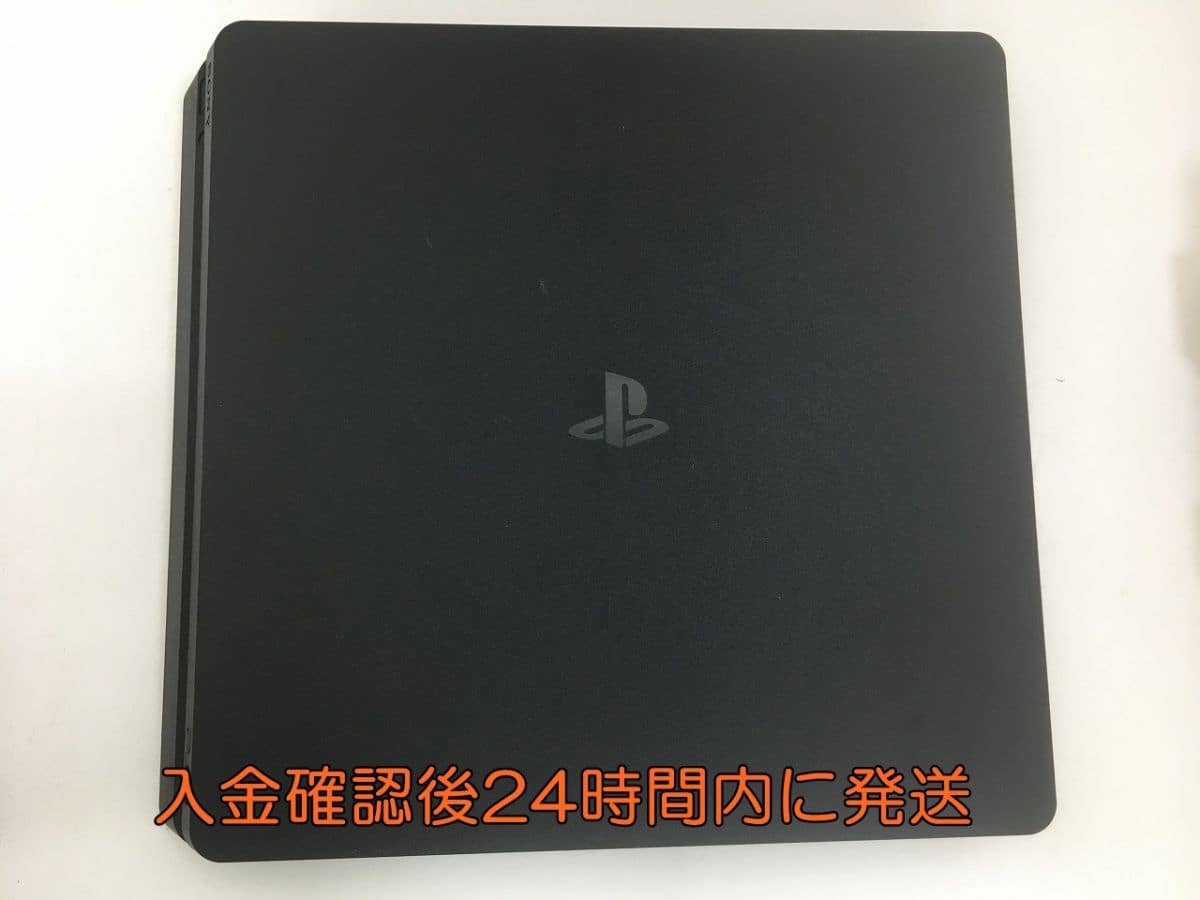 Used]PS4 CUH-2000A 500GB jet Black operation check initialization