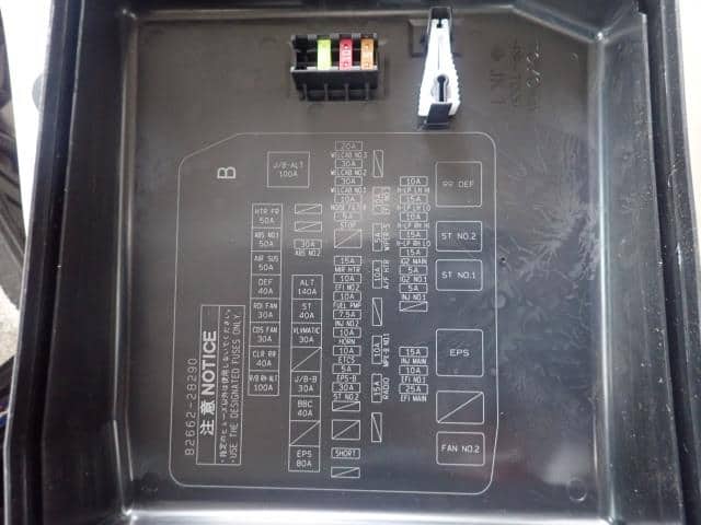Used]Voxy ZRR80W Fuse Box 15724532 BE FORWARD Auto Parts