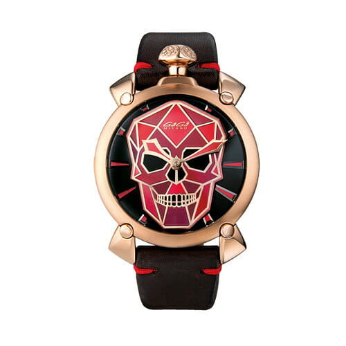 New] GAGA MILANO MANUALE 48MM manyuare 48mm BIONIC SKULL Men's