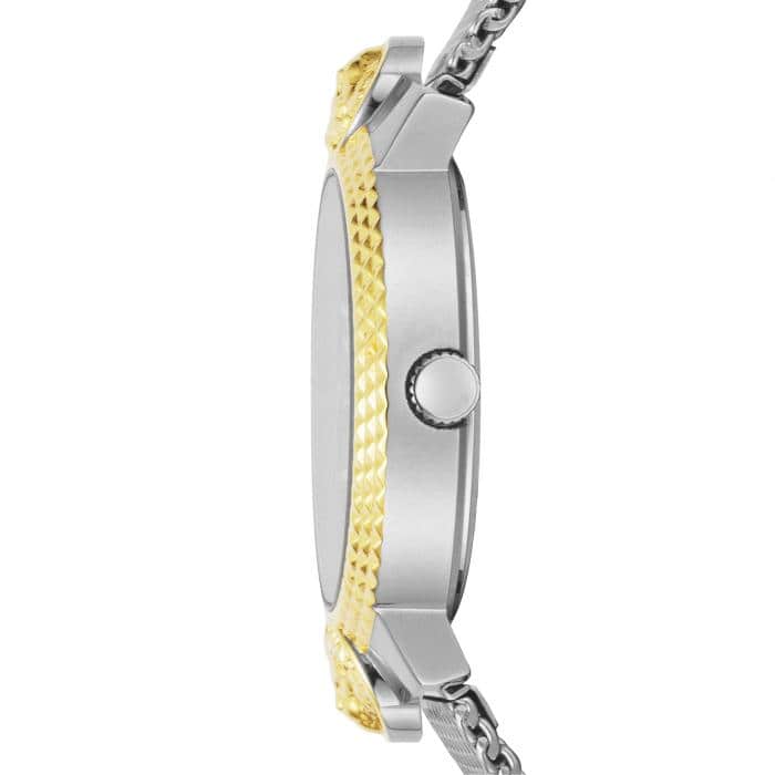 New]NeaYearSALE1/1-1/5 VERSUS VERSACE WATCH, MOUFFETARD MESH BAND 38MM  SILVER WHITE GOLD watch Lady's watch - BE FORWARD Store