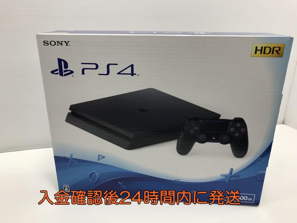 Used]PlayStation 4 jet Black 500GB (CUH-2200AB01) 1A1000-1035e/F4 - BE  FORWARD Store
