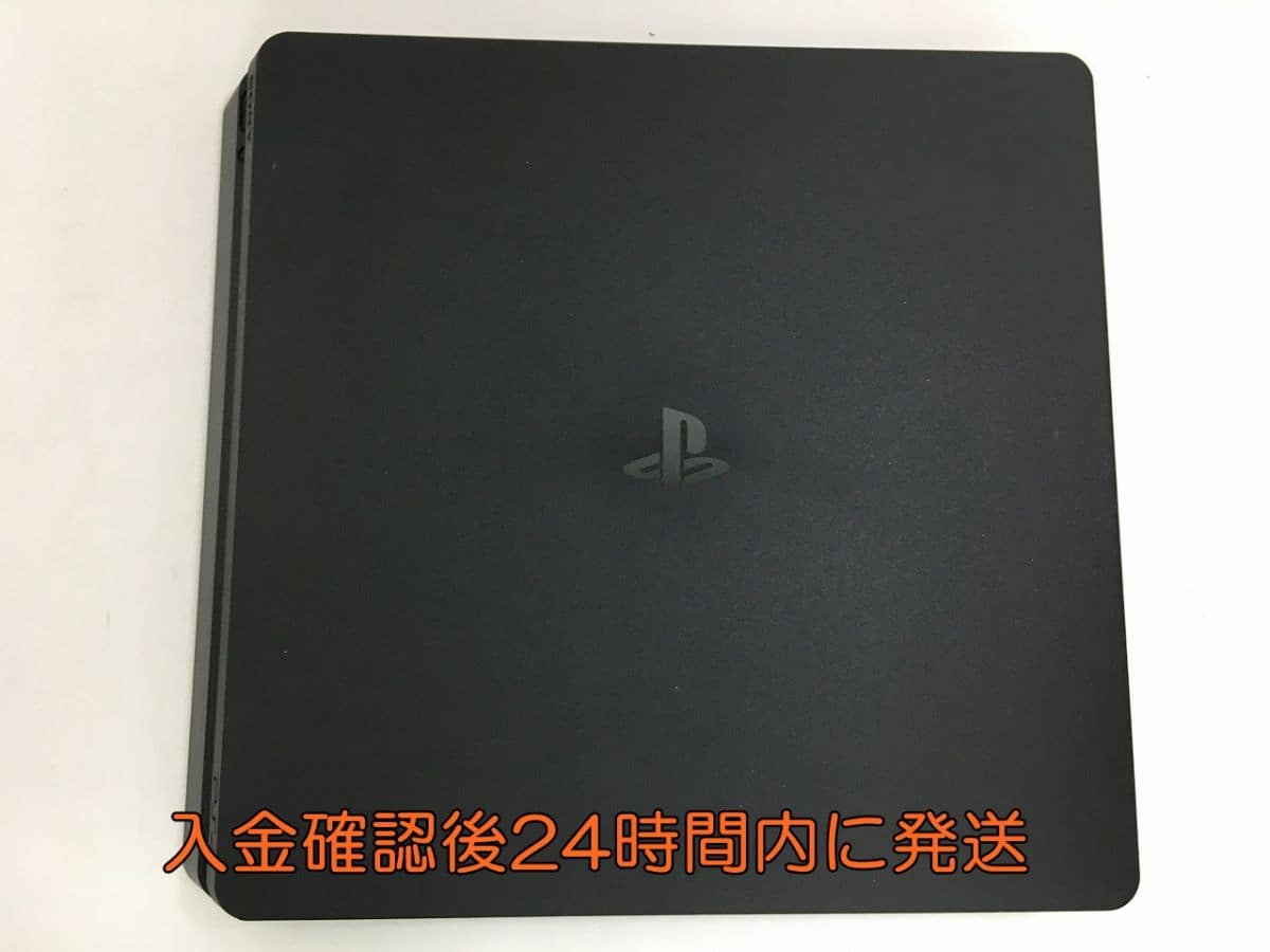 公式の店舗 Used]PS4 CUH-2100A 500GB jet Black Ver.7.00 operation check PS4本体