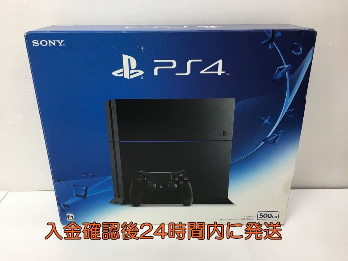 Used]PS4 CUH-1200A jet Black 500GB Ver.7.00 operation check 