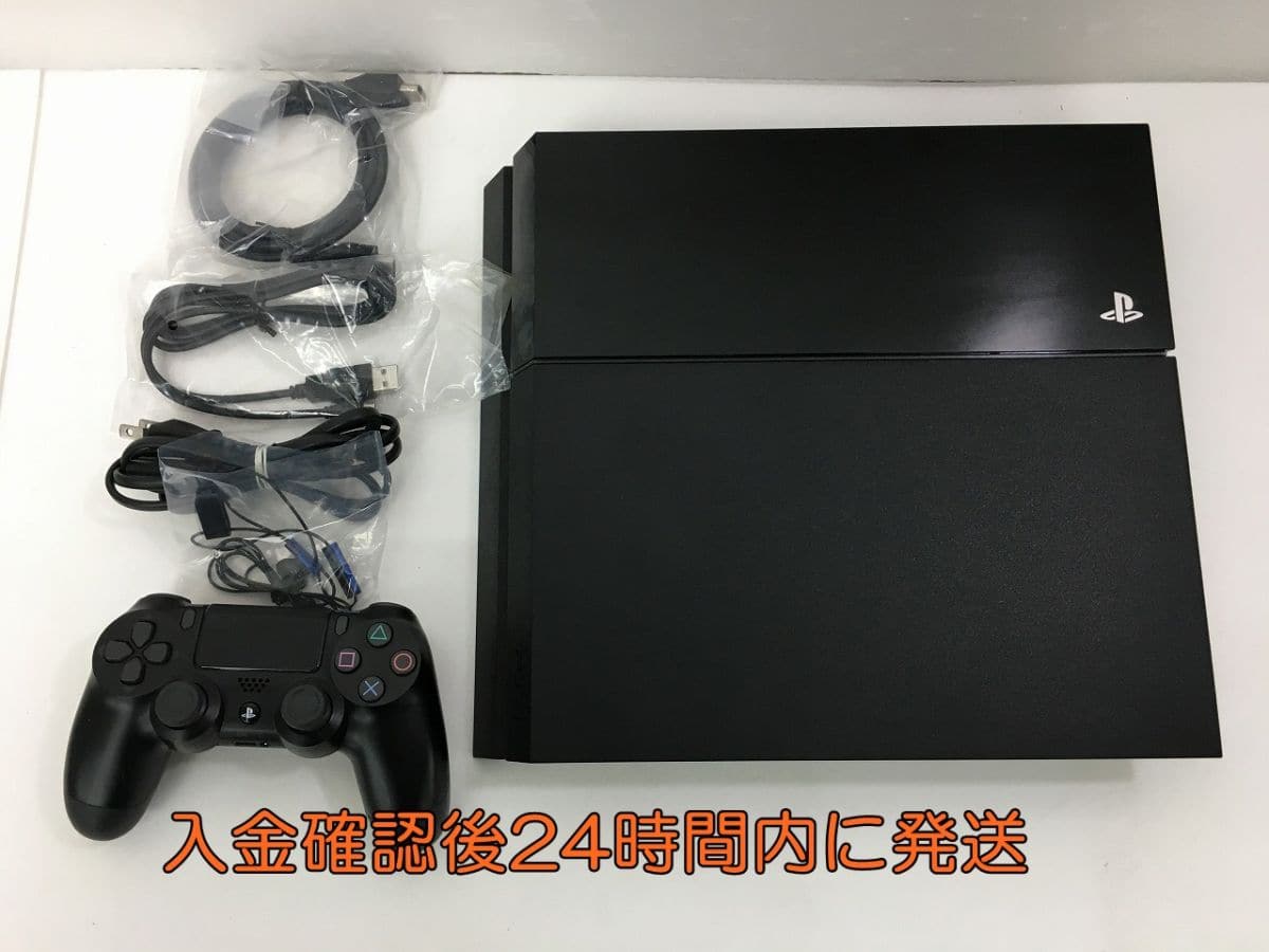 Used]PS4 CUH-1000A 500GB jet Black Ver.7.02 operation check 