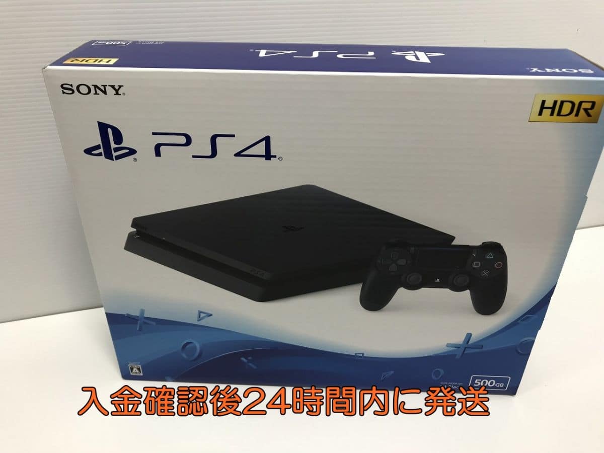 Used]PlayStation 4 jet Black 500GB (CUH-2200AB01) 1A1000-1022e/F4 - BE  FORWARD Store