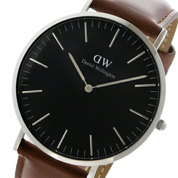 Daniel wellington classic clearance black st mawes 40mm