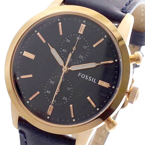 New super back festival 1 5 1 7 cashless 5 Fossil FOSSIL watch FS5436 quartz dark Navy mens BE FORWARD Store