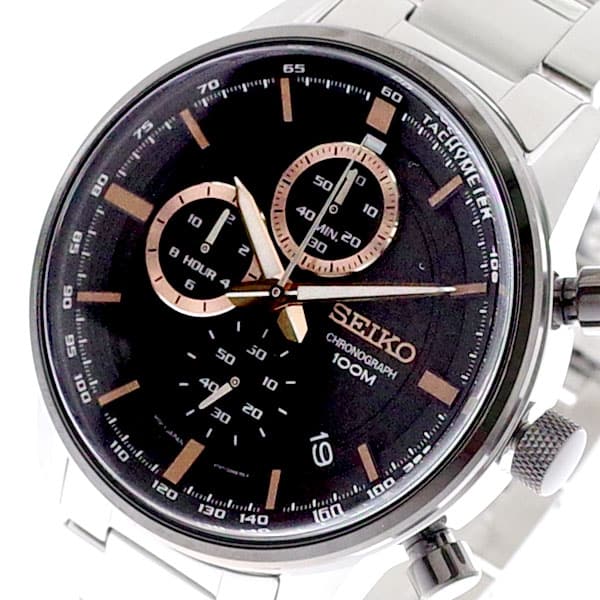 New]Seiko Men's Quartz Watch Gray/Silver SSB331P1 - BE FORWARD Store