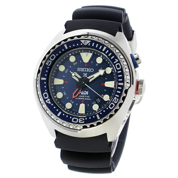 New]SEIKO Prospex Kinetic GMT Diver PADI Men's Watch Navy SUN065P1 - BE  FORWARD Store