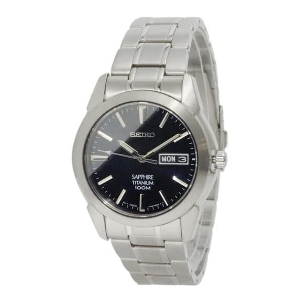 New]Seiko Men's Quartz Watch Titanium SGG729P1 - BE FORWARD Store