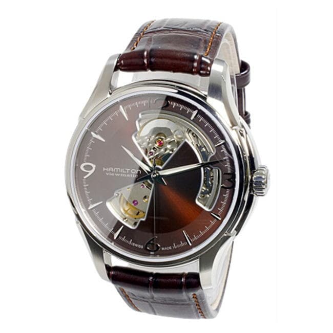 New Hamilton Jazzmaster Open Heart Men s Self winding Watch H32565595 BE FORWARD Store