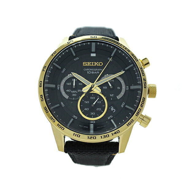 New]Seiko Men's Watch Black SSB364P1 - BE FORWARD Store