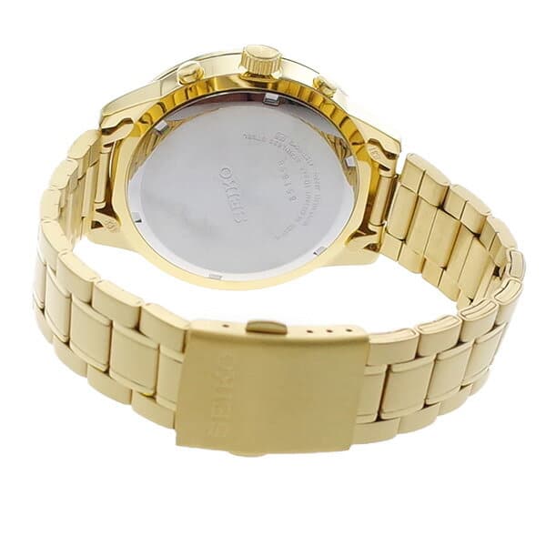 New Seiko Men s Quartz Watch Gold SKS646P1 BE FORWARD Store