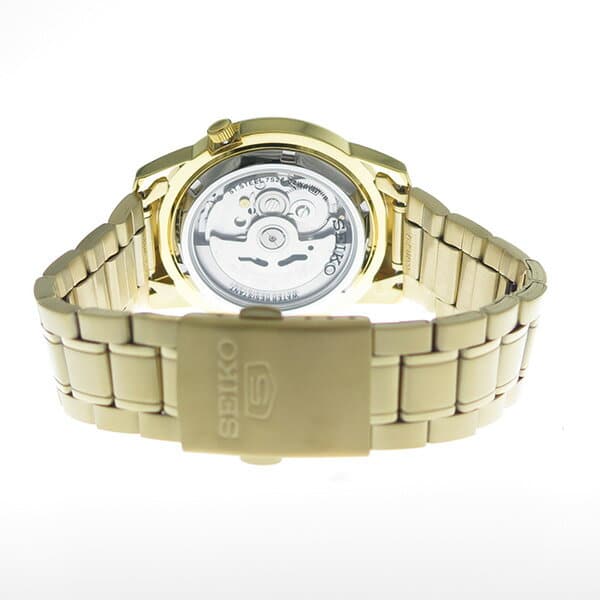 New Seiko 5 Men s Watch Gold SNKK20K1 BE FORWARD Store
