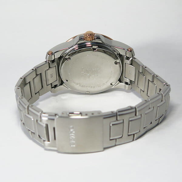 New Seiko Premier Men s Perpetual Quartz Watch Gray SNP114P1 BE