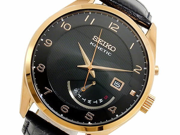 New Seiko Kinetic Men s Quartz Watch SRN054P1 BE FORWARD Store