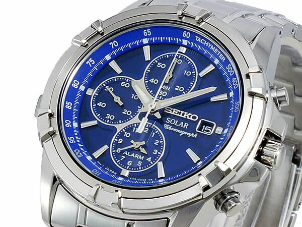 New Seiko Men s Solar Chronograph Watch SSC141P1 BE FORWARD Store
