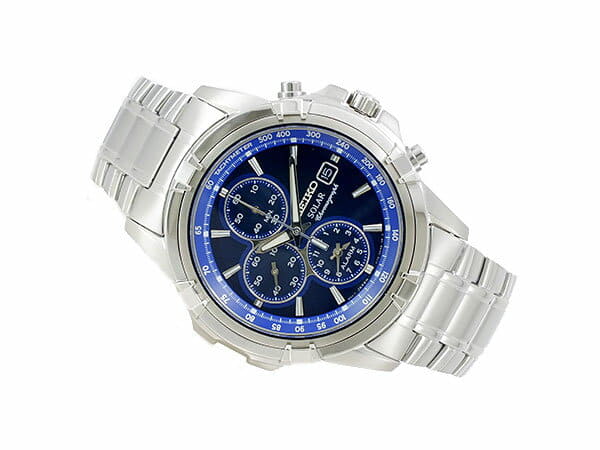 New]Seiko Men's Solar Chronograph Watch SSC141P1 - BE FORWARD Store