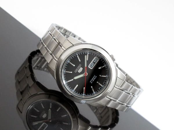 Men's Seiko 5 Automatic Day-Date Style Steel Watch SNKE53 SNKE53K1