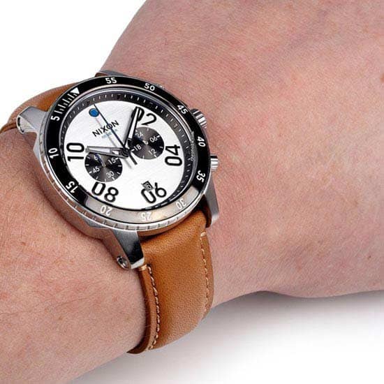 nixon ranger chrono leather