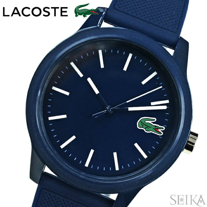 New]NewYearSALE The watch that Lacoste LACOSTE L.12.12 2010987 (143) clock  watch mens blue rubber is blue - BE FORWARD Store