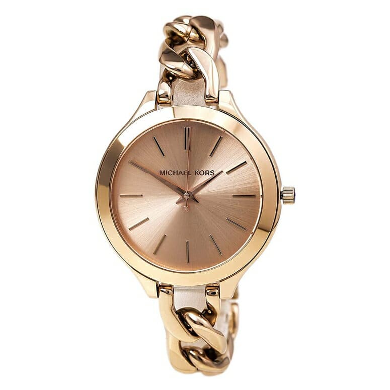 New Watch Lady s Rose Gold MK3223 for the Michael Kors Michael Kors BE FORWARD Store