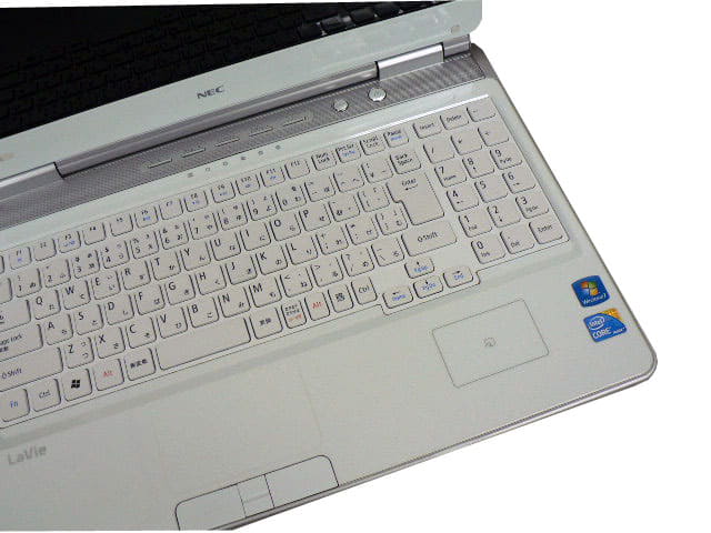 Used]LL750/C white Note Windows7 NEC Core i5 Blu-ray 4GB 500GB