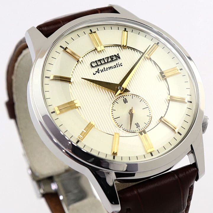 New]CITIZEN COLLECTION Men's Automatic Winding Mechanical Watch  Silver/Brown NK5000-12P - BE FORWARD Store