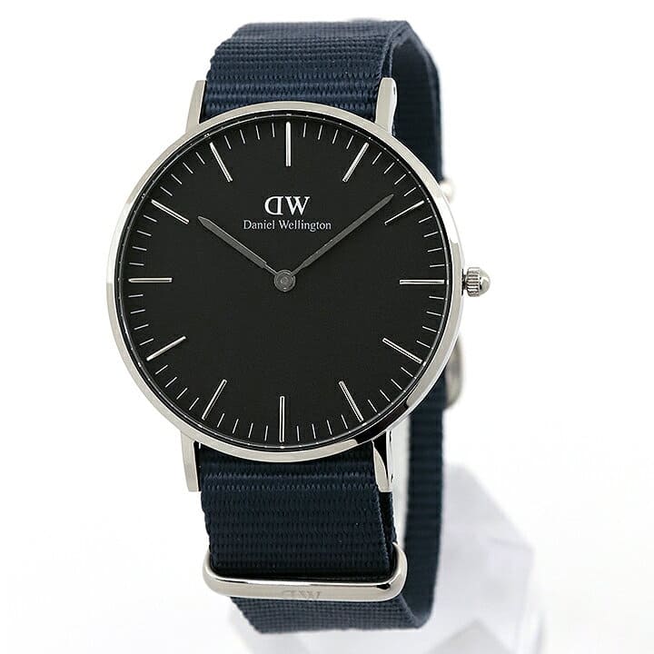 New]Daniel Wellington Daniel Wellington Classic Black Classic Black  Bayswater Bayes water 36mm DW00100282 Lady's mens watch Nato belt quartz  analog black Black blue Navy - BE FORWARD Store