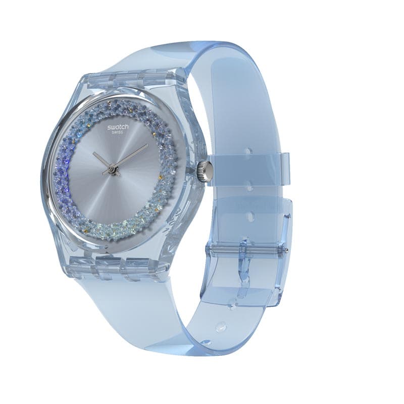 New formula store Swatch Swatch AZZURA azura GL122Originals originals Gent jiento material belt A case made of plastic vinyl Plastic lady s watch constant seller BE FORWARD Store