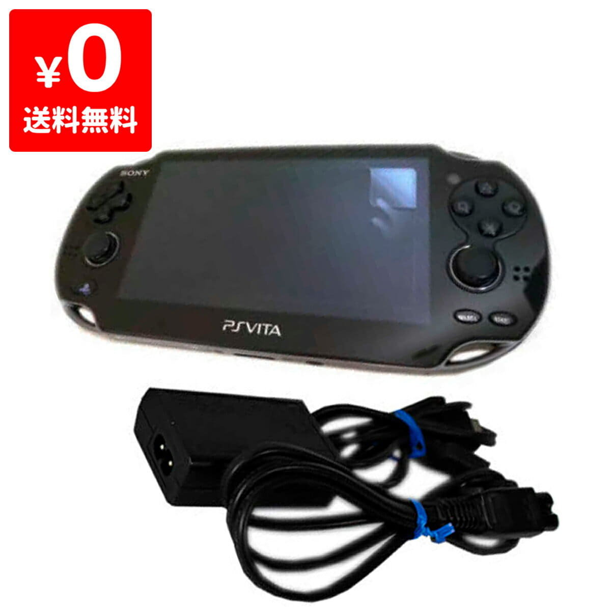 Used]SONY PlayStationVita Wi-Fi model Crystal Black body Playable 