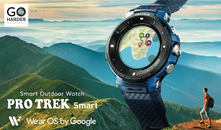 New]Casio smart PRO TREK smart Black WSD-F30-BK WSD-F30BK BE