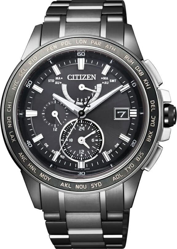 [New]CITIZEN AT804456E solar radio time signal ATTESA Eco drive radio