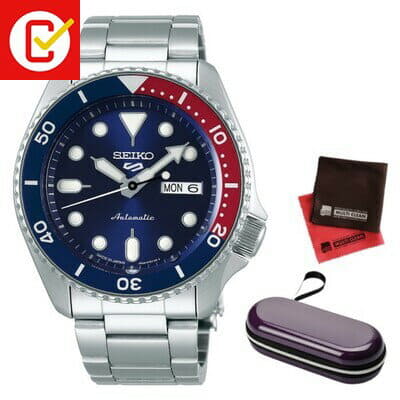 New Seiko 5 Mechanical Self winding Analog Watch Stainless Steel Band SBSA003 BE FORWARD Store