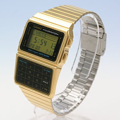 New Casio Data Bank Calculator Telememo multi Gold DBC 611G 1