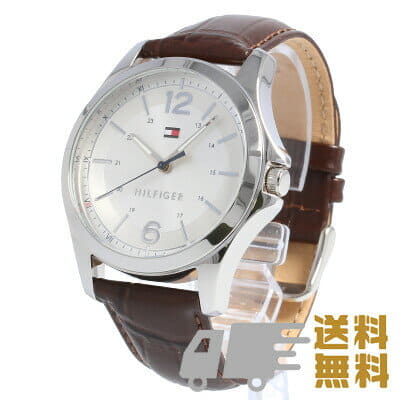 New] TOMMY HILFIGER 1791377 ESSENTIAL Men's Watch leather Silver brown - BE  FORWARD Store