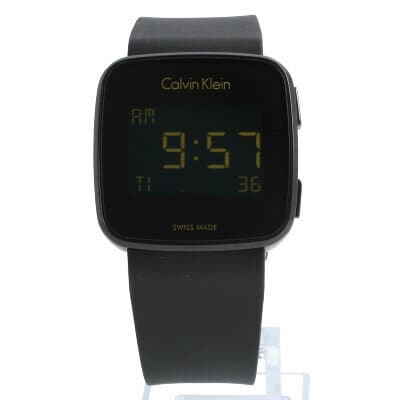 New] CALVIN KLEIN K5C214D1 Future future Men's Watch digital leather belt  CK - BE FORWARD Store