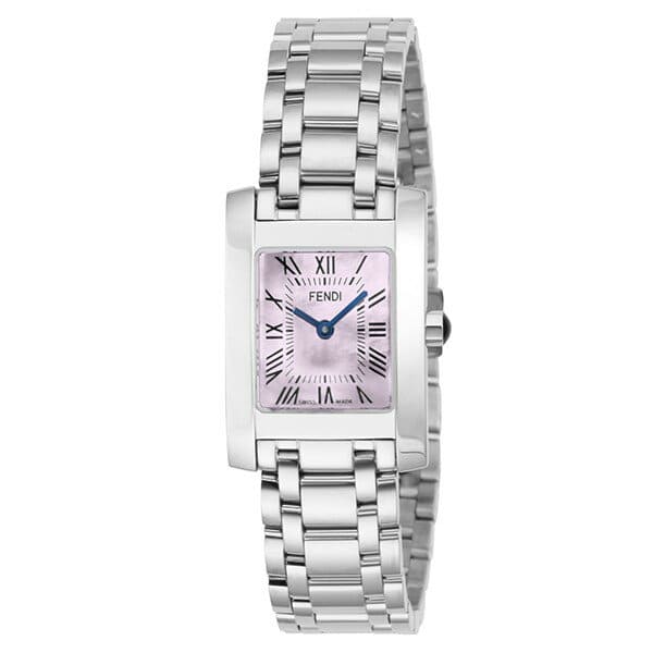 New] Fendi Ladies Watch CLASSICO TANK pink X Silver F114100201